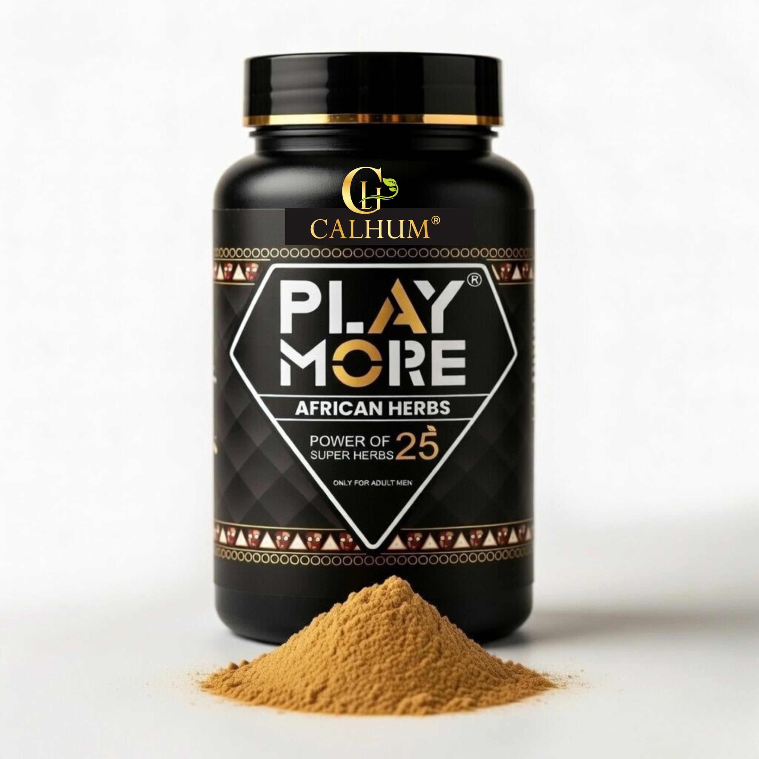 Play More African Herbs Powder for Men | Herbal Wellness Supplement for Adult Men | Power of 25 Super Herbs | Daily Vitality & Energy Support Powder-image-21
