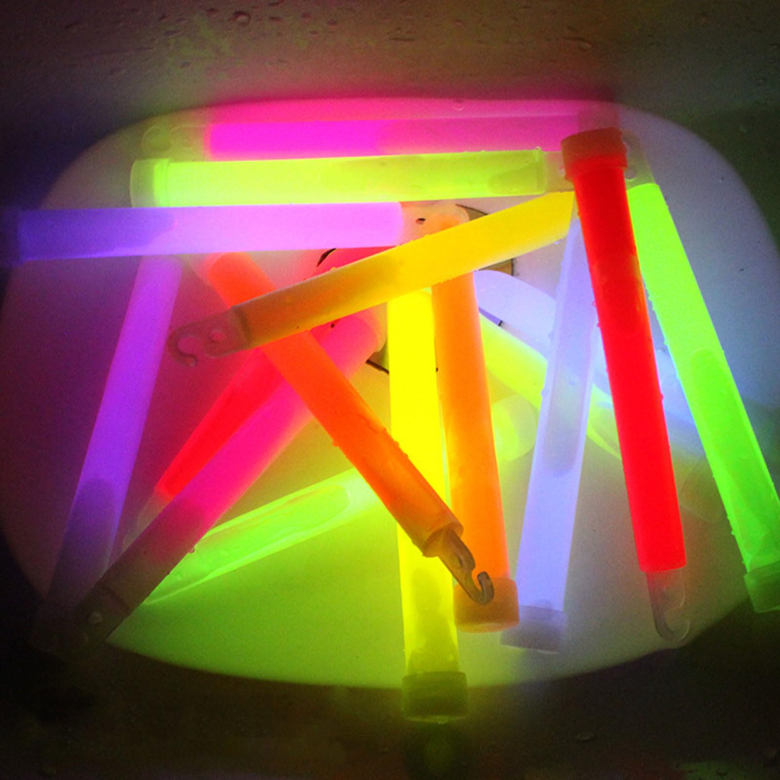 Glow Sticks - Barra de luz de supervivencia de 6 pulgadas con duración de 12 horas