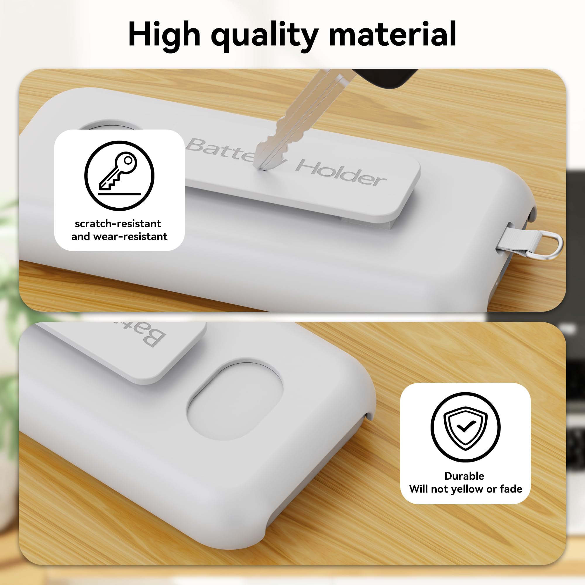 AVP用バッテリーホルダー 保護カバー ケース ストラップ付き 白色 Amazon | Vision Pro用バッテリーホルダー、ベルトクリップと