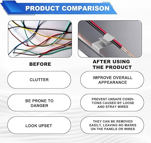 Miniatura 5 de 25 clips de alambre para marco de remolque, accesorios de piezas de repuesto para gestión de cables automotrices, organización de cables para