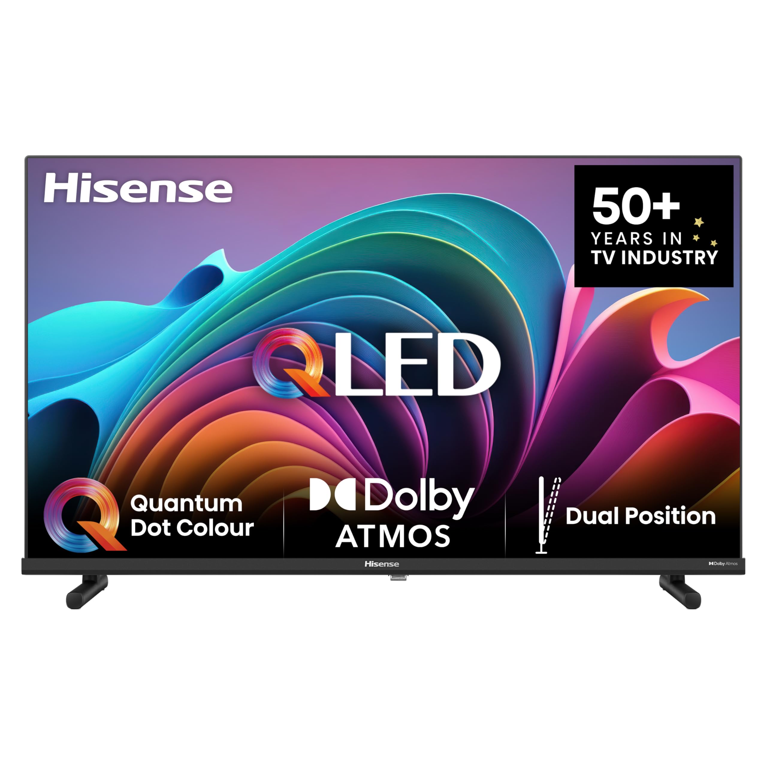 Hisense 40A5NQ 101cm (40 Zoll) QLED Fernseher Full HD, Smart TV, Triple Tuner, AI Sports Mode, Dolby Atmos, Share to TV, Duale Positionierung, WiFi, Game & Hotel Modus, Schwarz [2024]