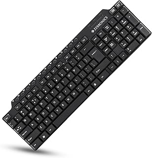 ZEB-KM2100 Multimedia USB Keyboard Comes with 114 Keys Including 12 Dedicated Multimedia Keys & with Rupee Key