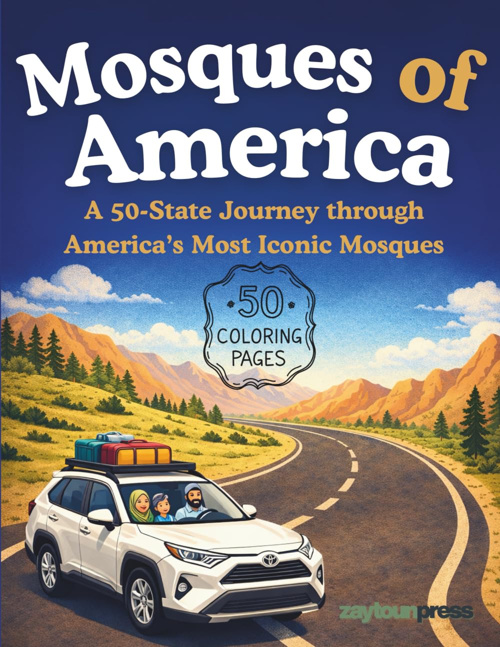 Mosques of America: A 50 State Coloring Journey
