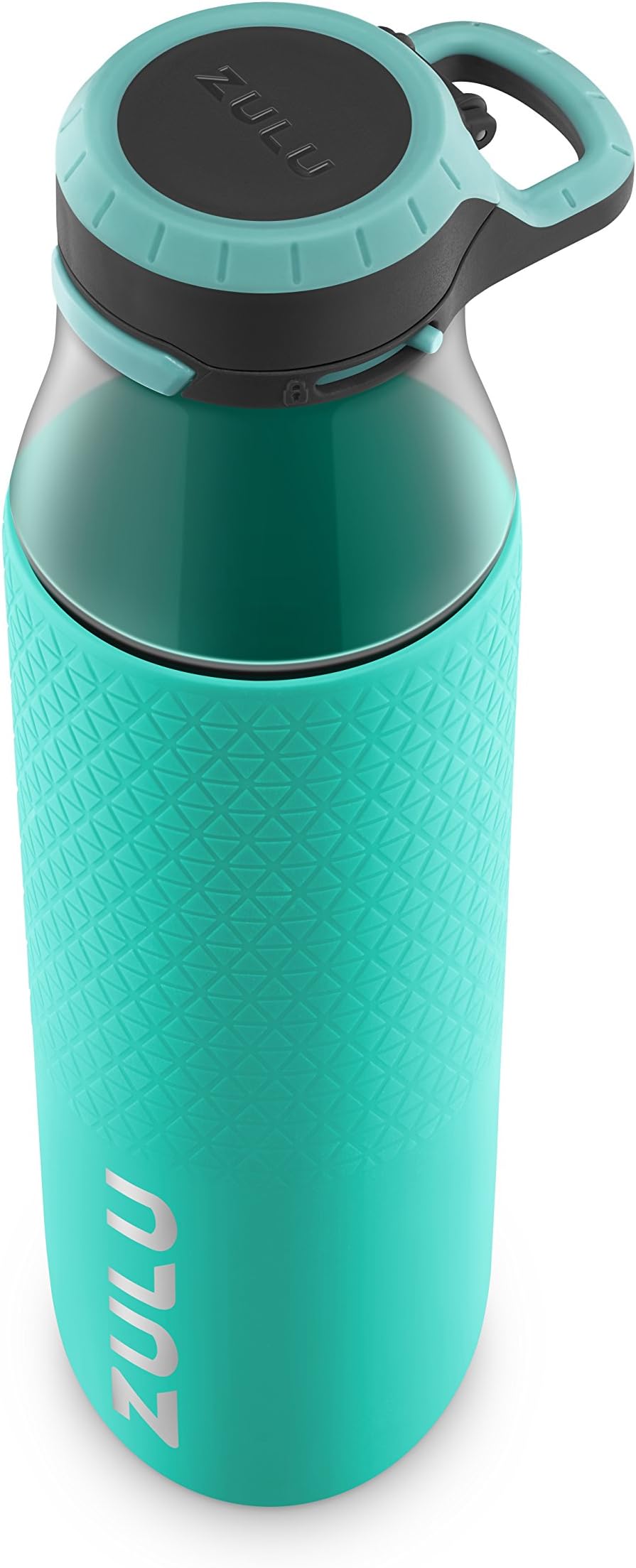 ZULU Studio Glass Water Bottle with Silicone Sleeve
