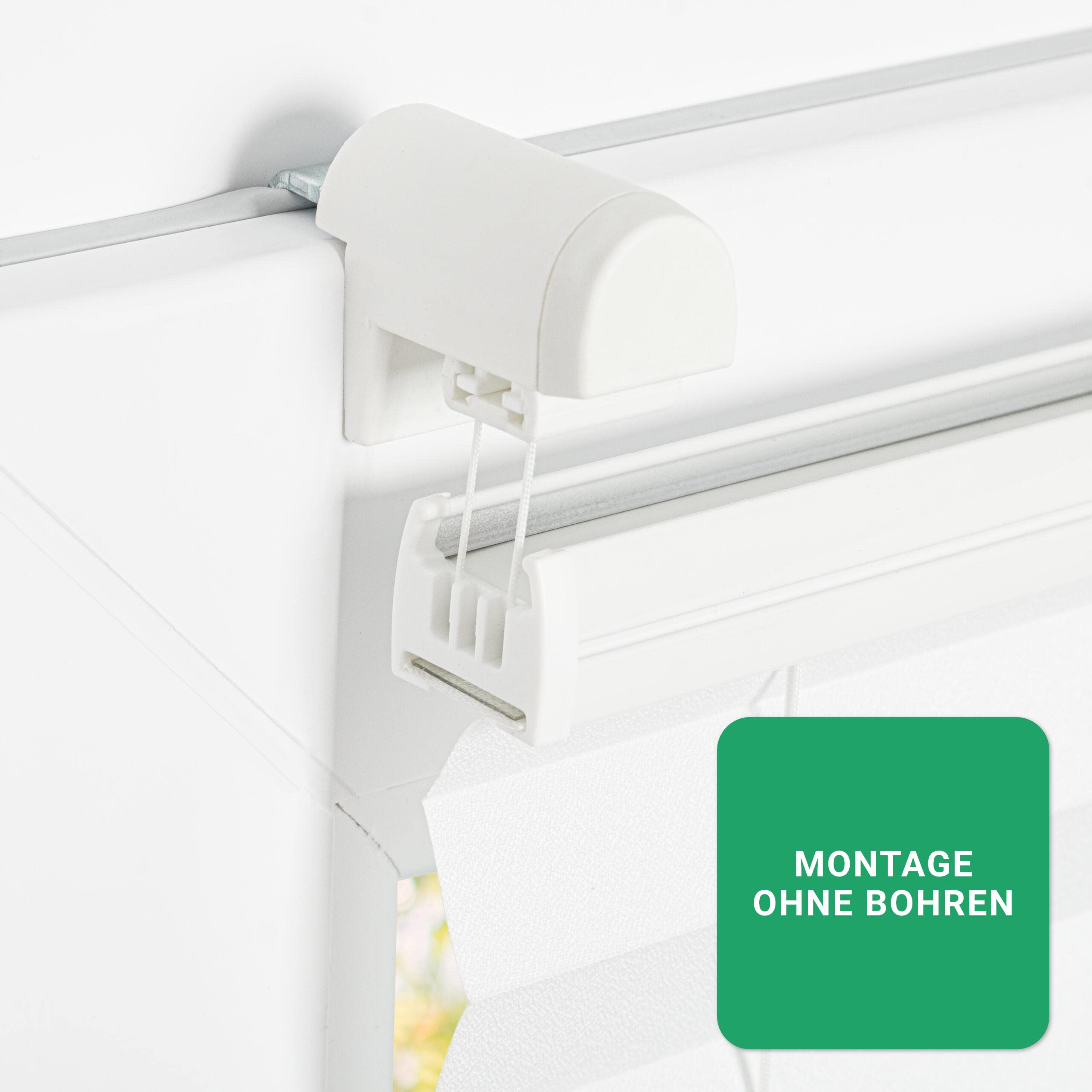 Tende Plissettate Estika Su Misura | 23 Colori | Adesivo Per Finestre | Regolazione Light