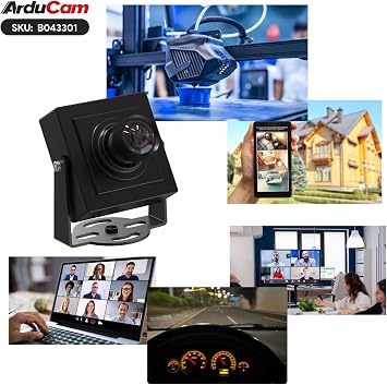 Arducam 12MP HDR USB Camera Module, 101(D) Wide Angle UVC Webcam with M12 Lens for Windows, Linux, Android, and Mac OS