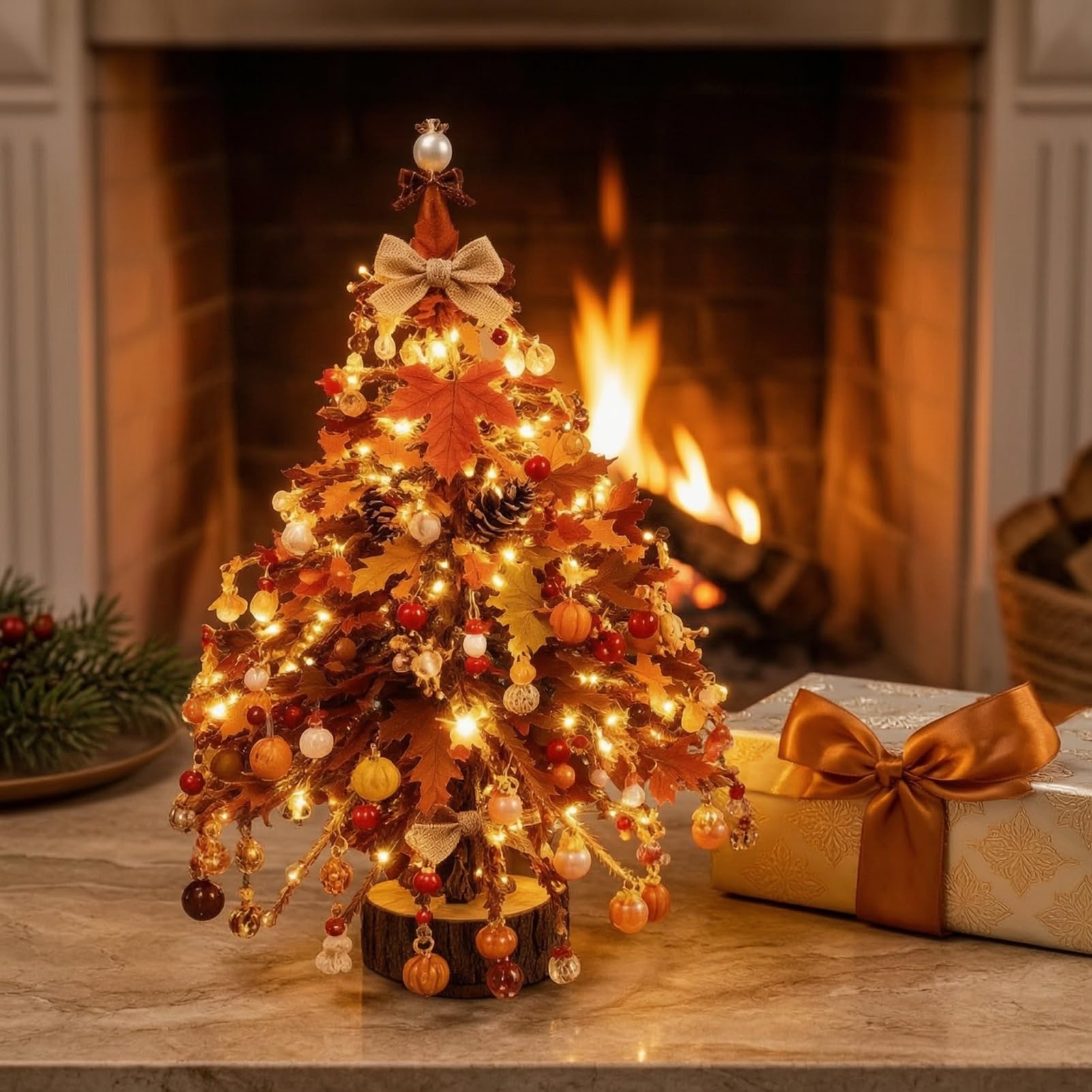 emlovosy DIY Beaded Christmas Tree Kits with Colorful Beads & Ornaments