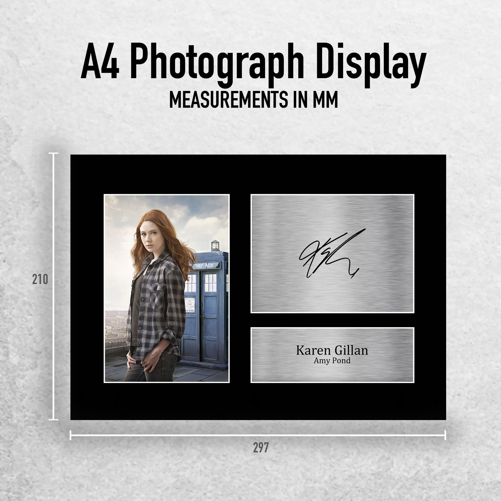 HWC Trading A4 Karen Gillan Dr Who Gifts Printed Signed Autograph