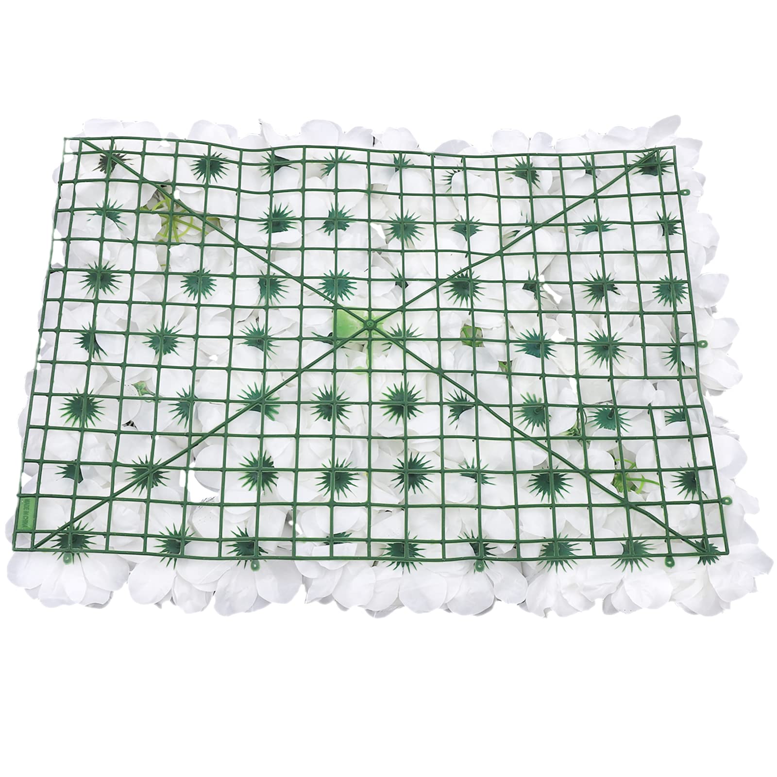12 Stück Künstliche Blumenwand Hintergrund Hochzeit Wandpaneel | 40x60cm Seidenstoff, Blumen Paneele, Wanddeko Blumen, für Hochzeit Bühne Party Heimdekoration