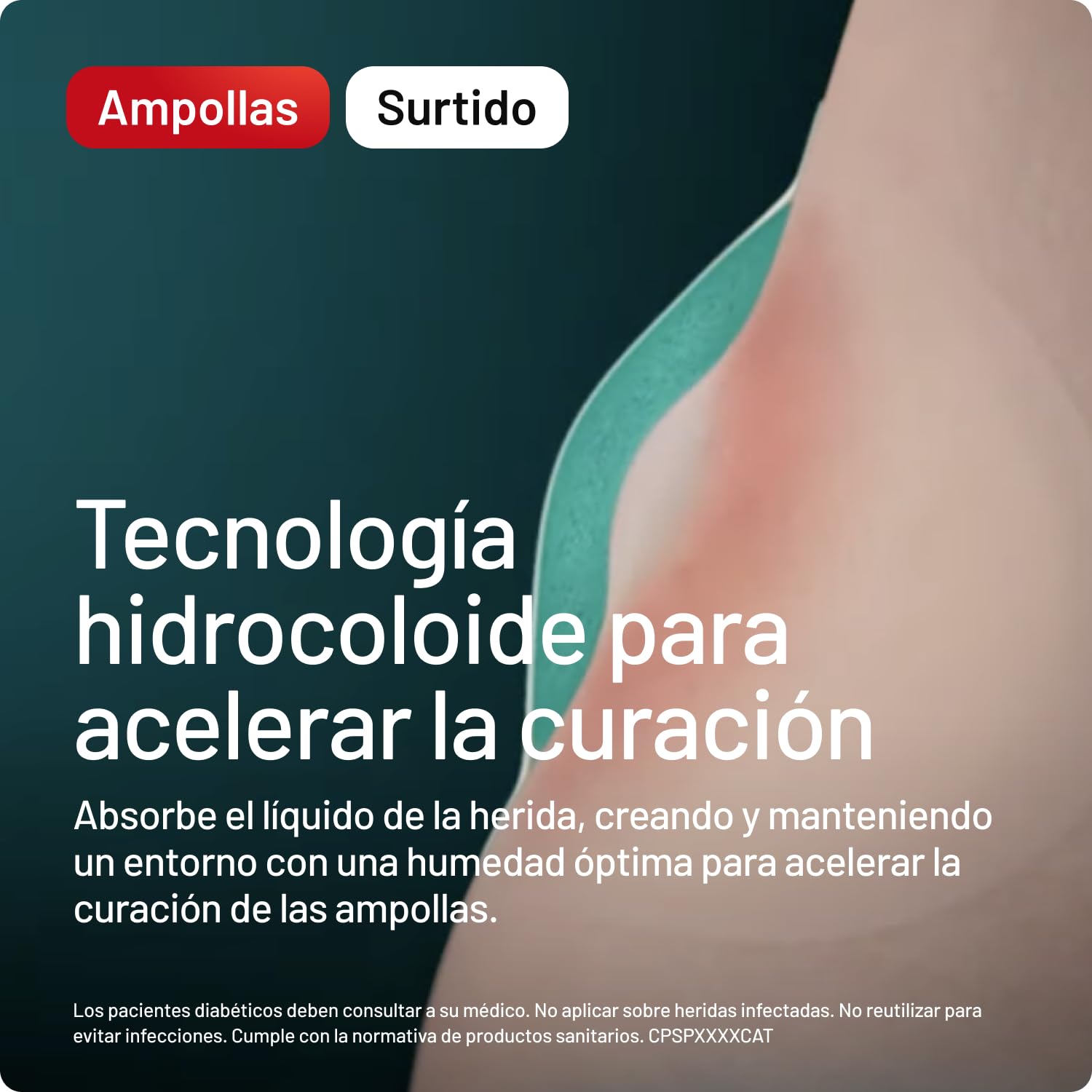 COMPEED Ampollas Surtido, Apósitos Hidrocoloides Contra Rozaduras, Pack 2 x 6 uds. — view 4