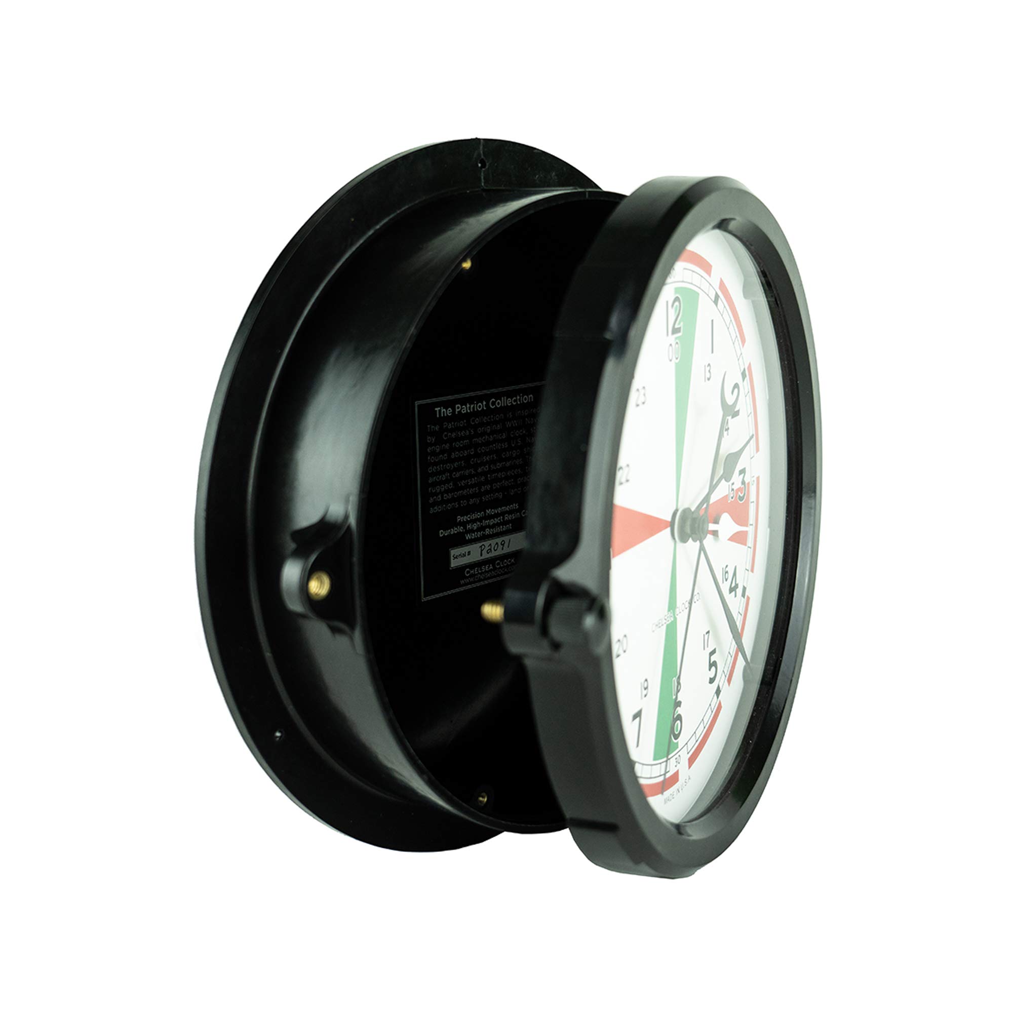 Amazon.co.jp: チェルシークロック ラジオルームクロック、6インチ