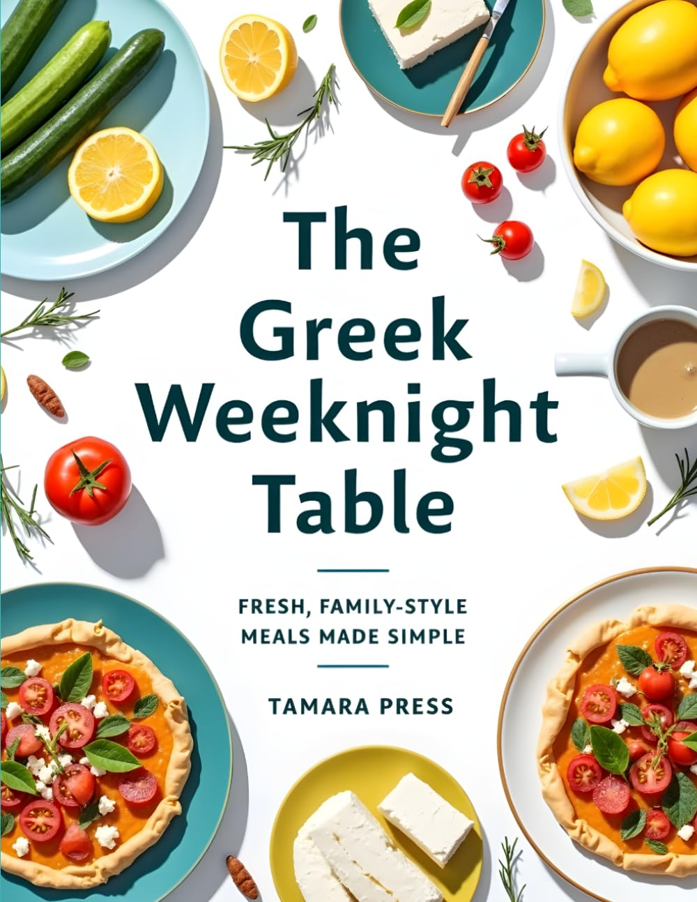 The Greek Weeknight Table: Simple Mediterranean-Inspired Meals for Easy Weeknight Cooking, Family Dinners, and Relaxed Home Entertaining