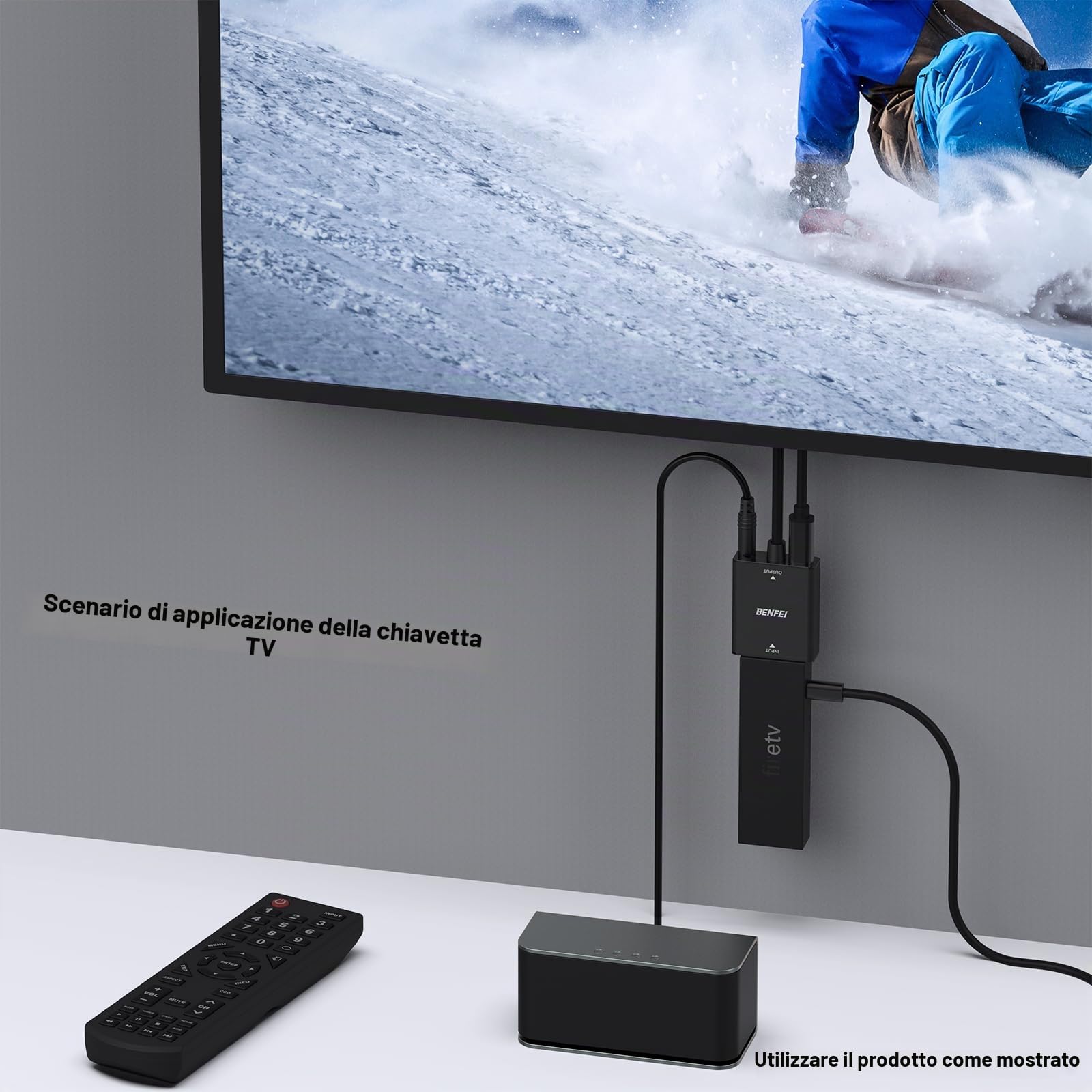 BENFEI Adattatore HDMI a VGA 3.5 mm jack audio, Unidirezionale, Femmina a Maschio, Compatibile con TV Stick Laptop PC Raspberry Pi Roku Xbox