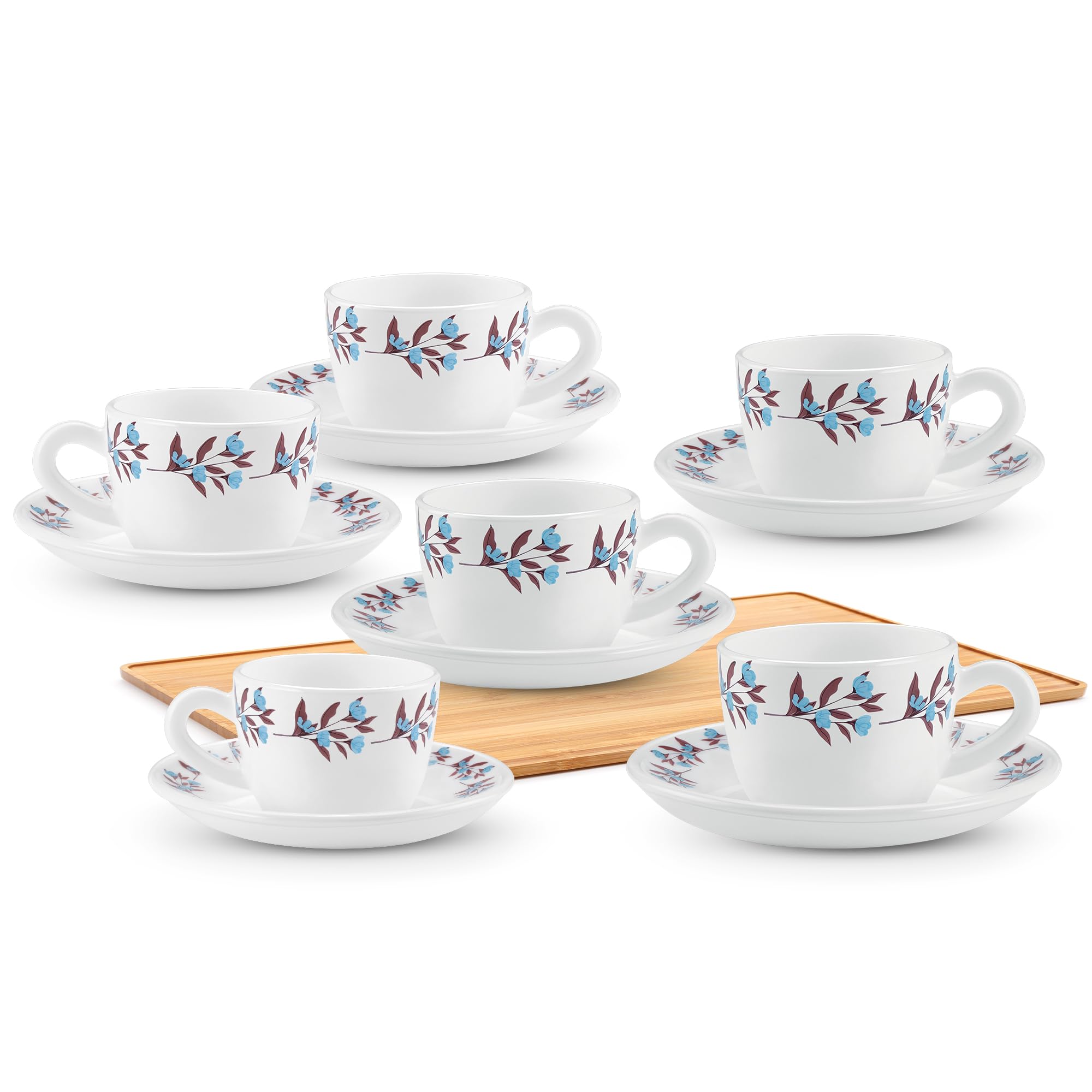 Treo By Milton Opalware Ophelia 13 Lavelle Cup & Saucer Set