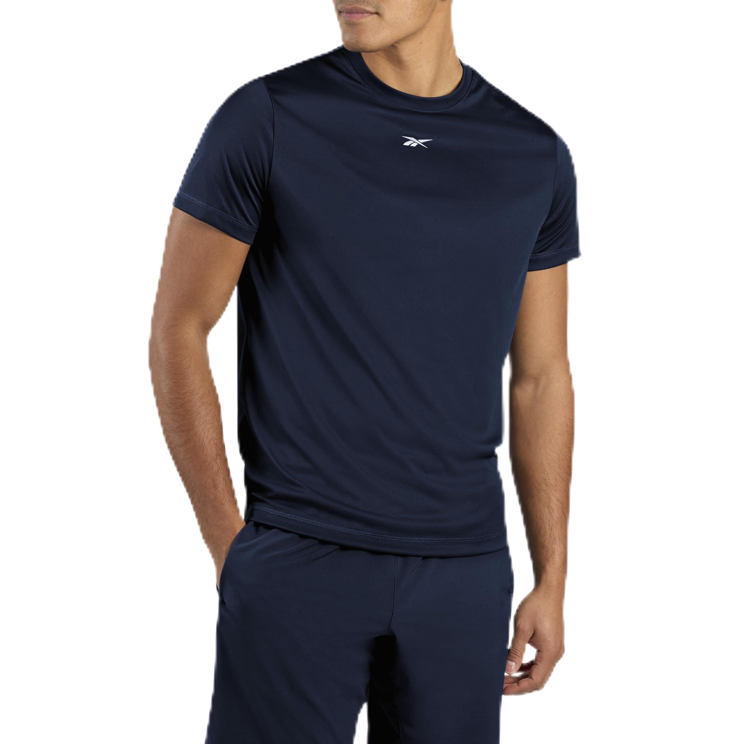 Reebok Men's ID Train SS Tech T-Shirt, Vector Navy, XXL