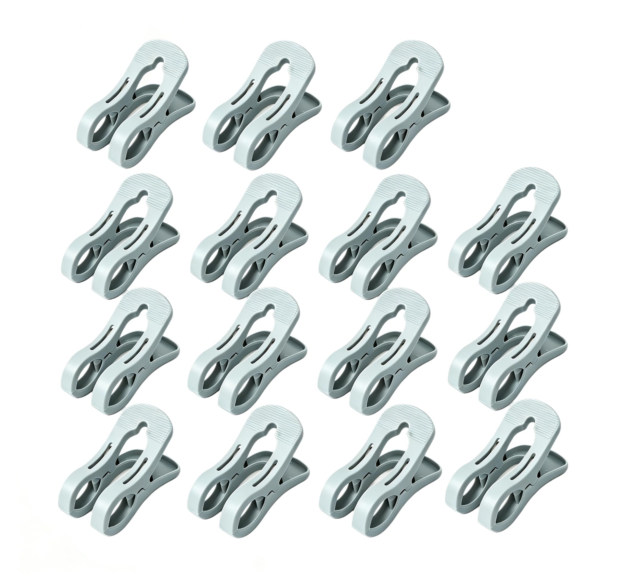 Große Strandtuch-Clips, robuste Kunststoff-Wäscheklammern, winddichte Clips für Sonnenliegen, Poolstühle, Wäsche und Außenbereich, 50 Stück