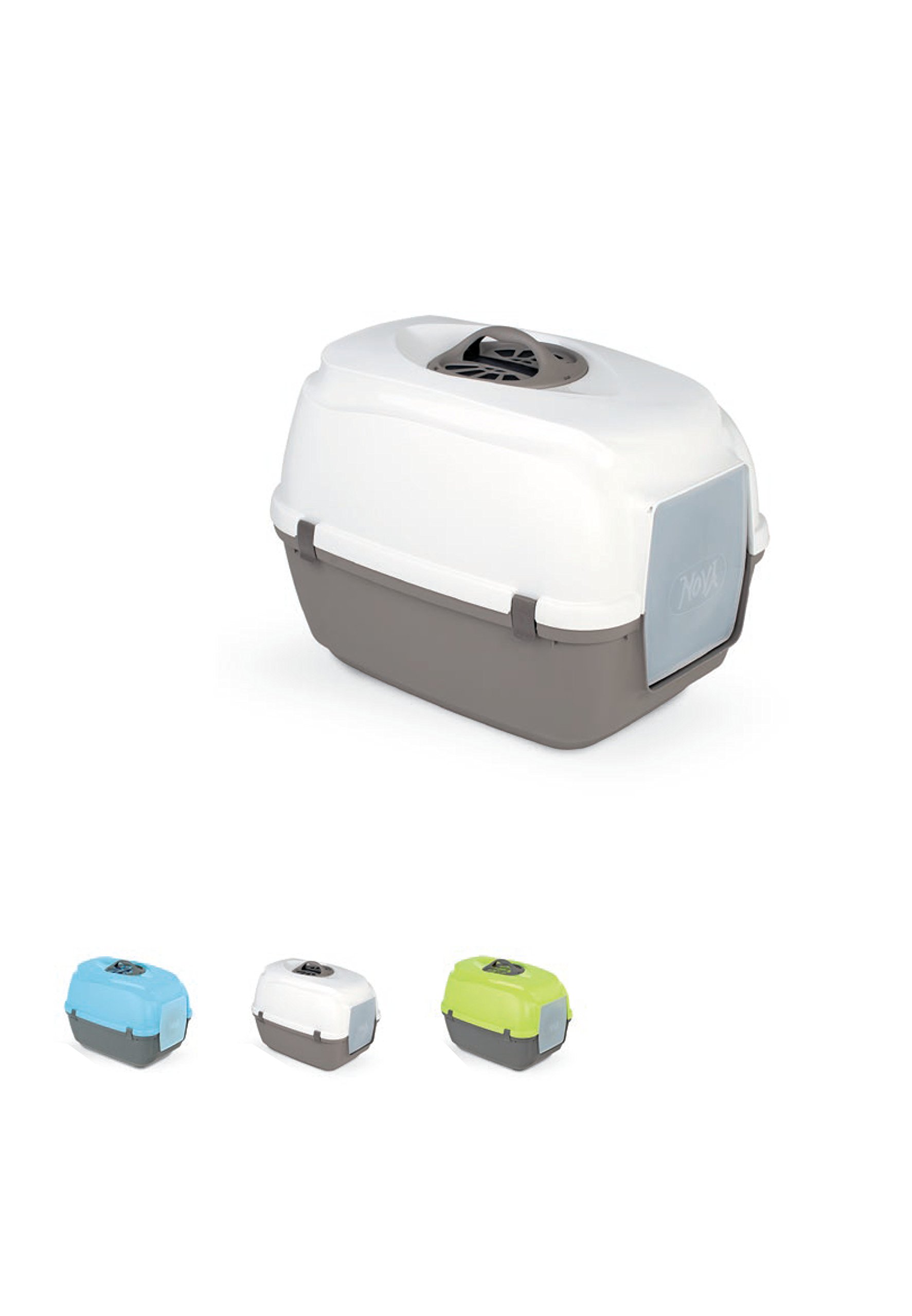 Toilette Per Gatti Komoda Chiusa - Con Filtro E Paletta, Design Igienico, Colori Assortiti - Foto 10