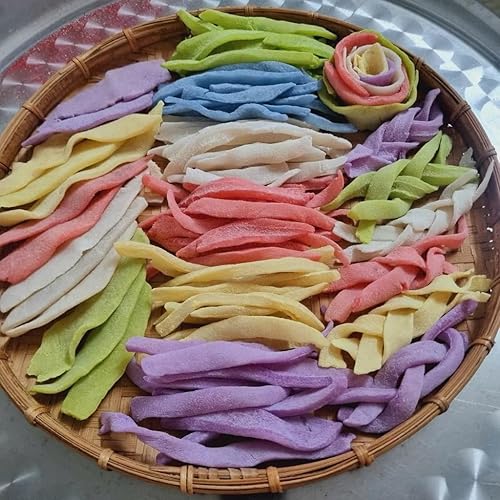 Tiras de caramelo de coco joven mixto vietnamita, verduras naturales coloridas, bajas en azúcar -17.64 oz