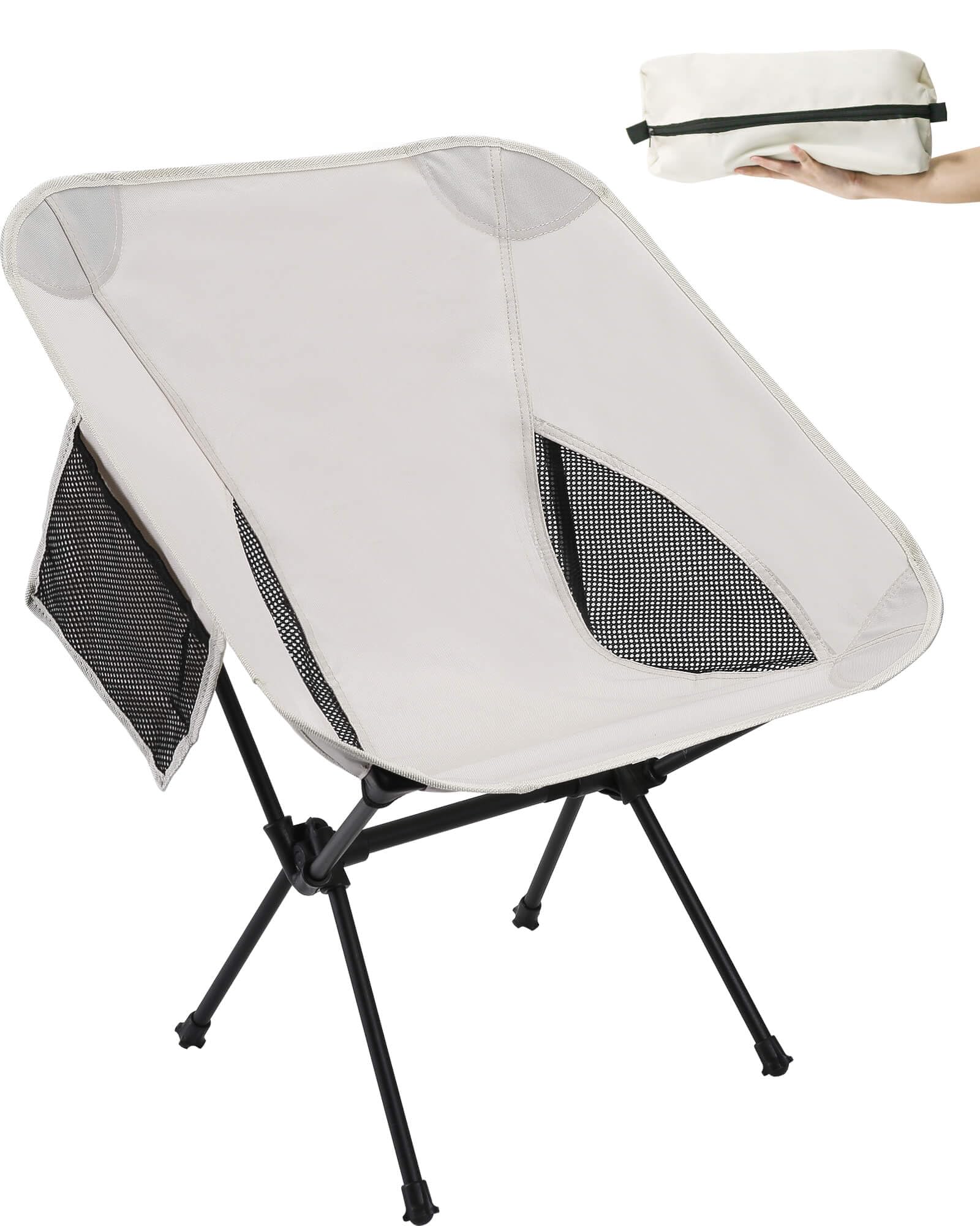 IFOKER Camping Chair Compact,Beach Chair High Hardness,Portable Folding ...