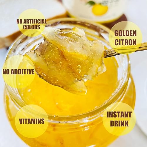 Miniatura 4 de Apexy Auténtico té coreano de miel y cítrico, té de cítrico, solo tienes que añadir agua caliente, mermelada de yuzu, yuzu para ensalada, crema de