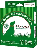 Coleira Natural Erva de Santa Maria & Neem Para Cães de 08kg a 15Kg