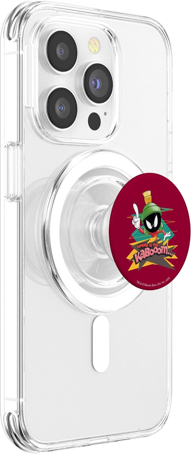Looney Tunes Marvin the Martian Where Is the Kaboom PopSockets PopGrip for MagSafe