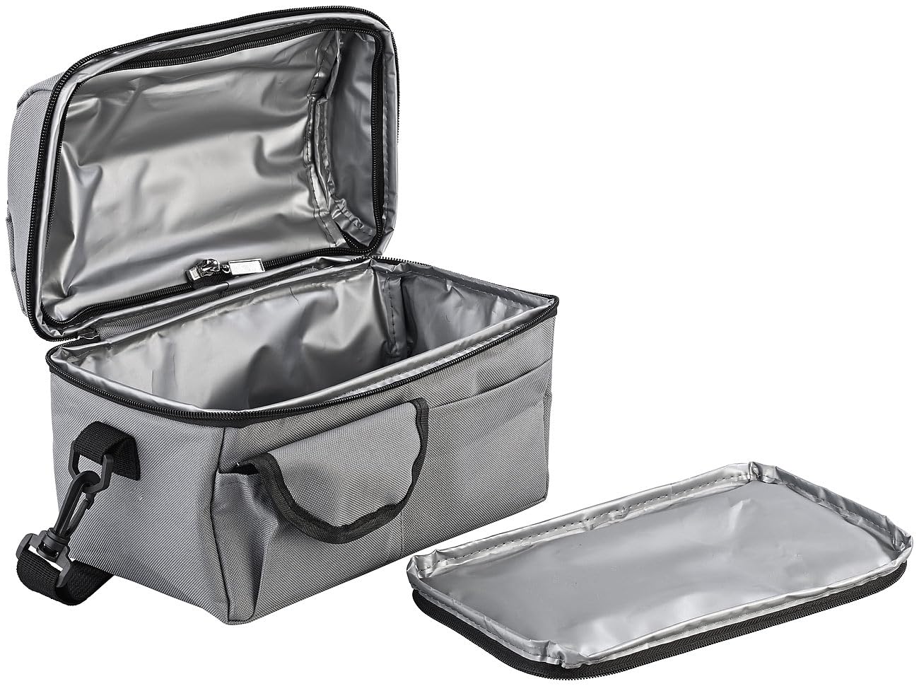 PEARL Kleine Kuehltasche: 4er-Set Falt-Mini-Kühltaschen, isoliert, wasserdicht, auslaufsicher (Kühltasche für Einkauf, Kühltasche für Lebensmittel, Dose)
