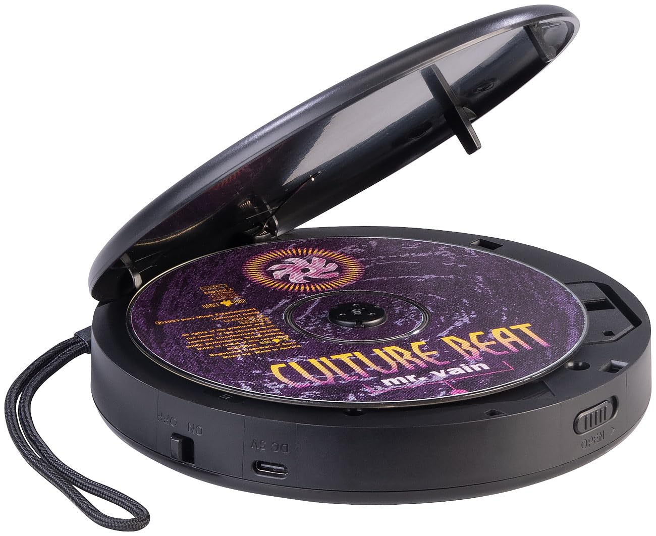auvisio Portabler CD: Tragbarer CD-Player mit Akku, Lautsprecher, Bluetooth, USB-Player, 5 W (Spieler, CDplayer, PC)