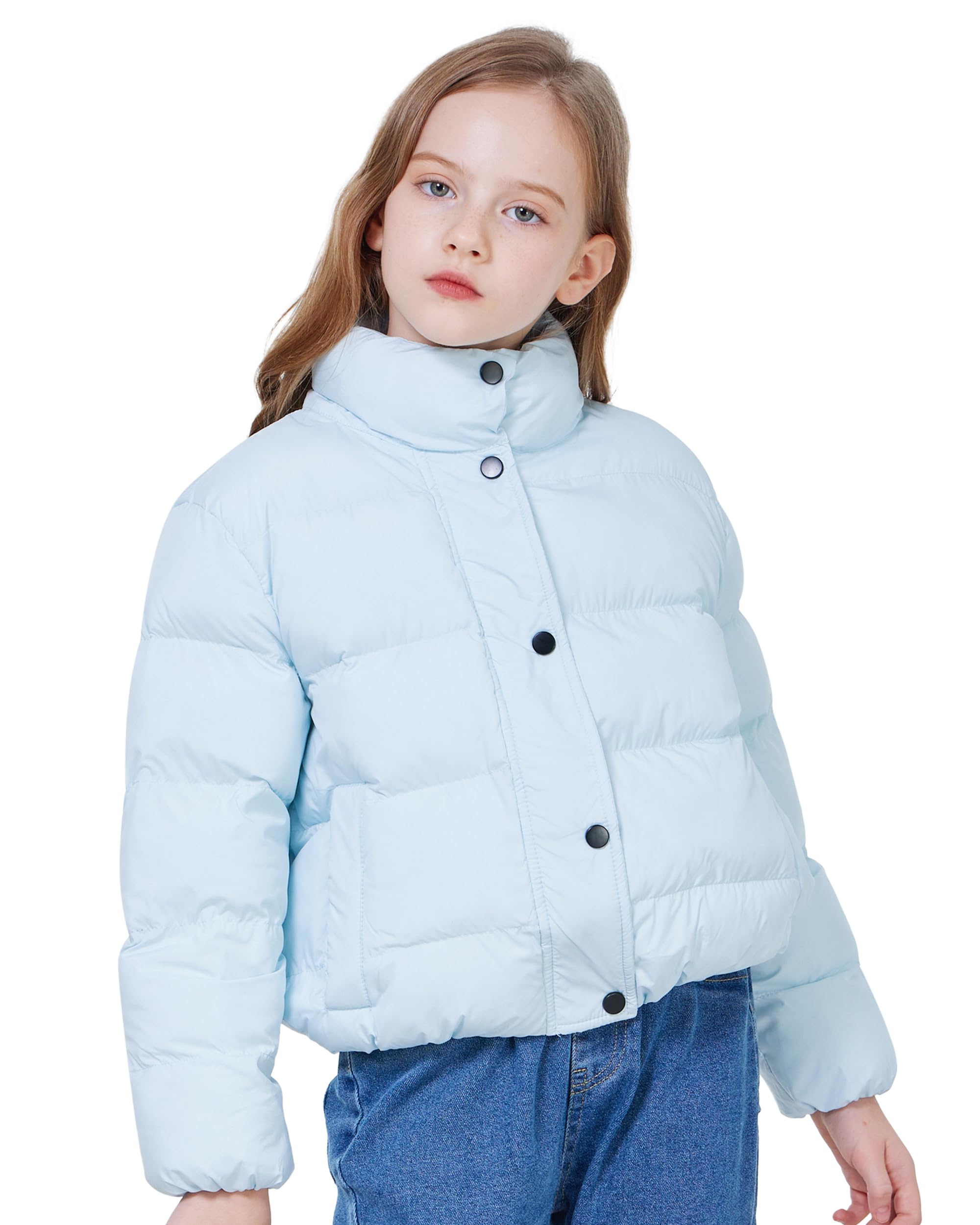 WULFUL Girl’s Winter Puffer Jacket Lightwight Warm Coat Short