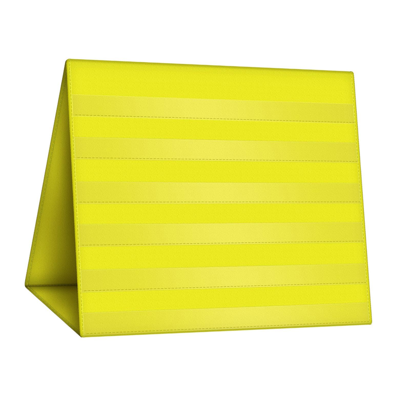 Tasca Da Tavolo, Supporto per Schede, Espositore Pieghevole per Materiale Didattico, per Classe, Asilo, Insegnante, Giallo