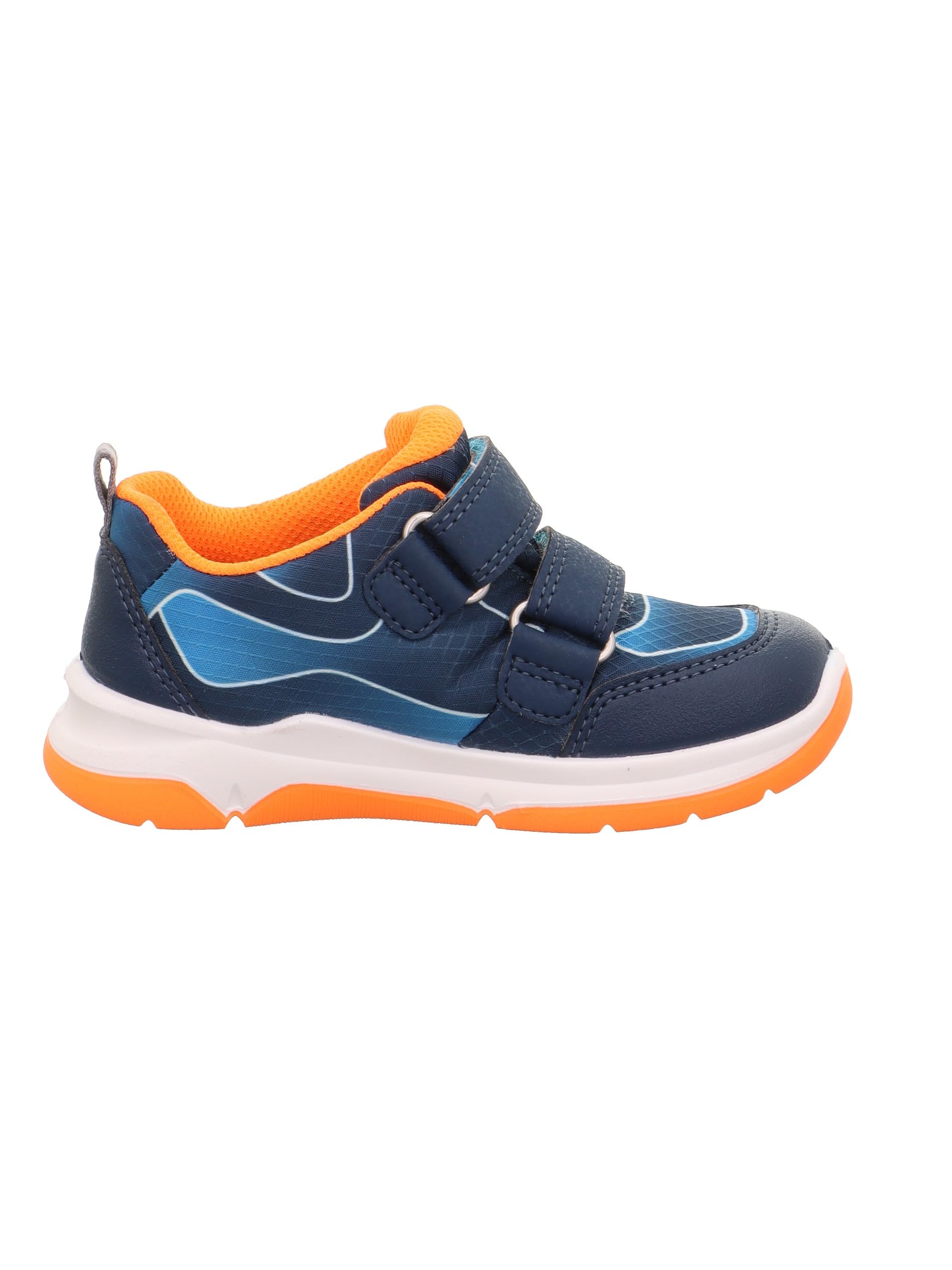 Superfit Jungen Cooper Leicht Gefütterte Gore-tex Blau/Orange 8020 Sneaker, Blau Orange 8020, 28 EU