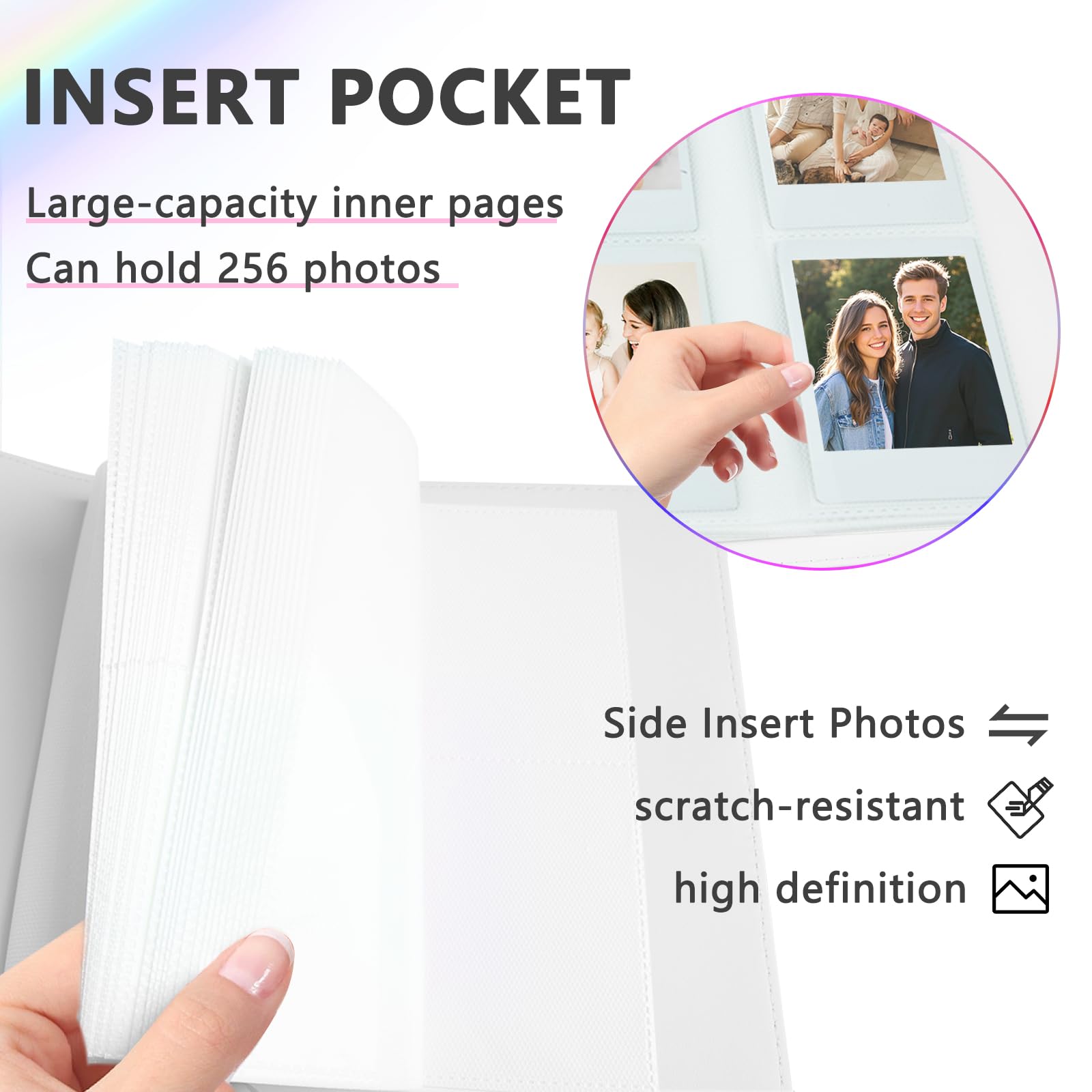 256 Pockets Photo Album for Fujifilm Instax Mini LiPlay 12 11 90 70 9 8+ 8 7S Instant Camera/Mini Link SP-1 Printer - Image 4