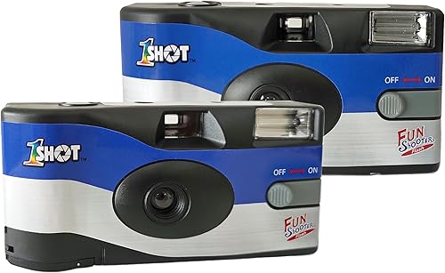 Miniatura 6 de 1 Shot Cámara desechable de 1.378 in Cámara de película de uso único One Shot Cámara de película de un solo uso, incluye 400 exposiciones ASAISO 27