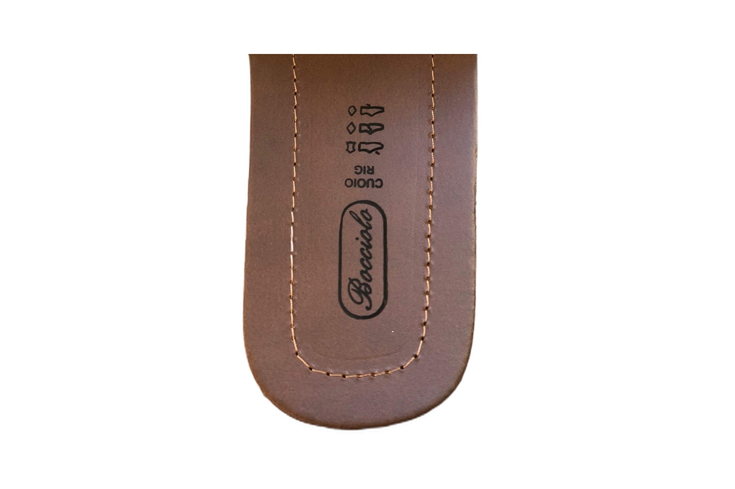 Ciabatte Uomo Aperte Incrociate Classiche Vera Pelle Made in Italy Plantare Cuoio