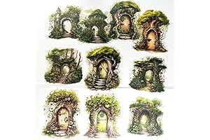 10pcs Tree Stickers for Scrapbooking