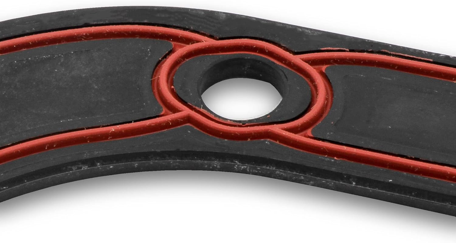 Mr. Gasket 61090MRG Automatic Transmission Oil Pan Gasket Molded Rubber Over Glass Filled Nylon Carrier Reusable Gasket Automatic Transmission Oil Pan Gasket