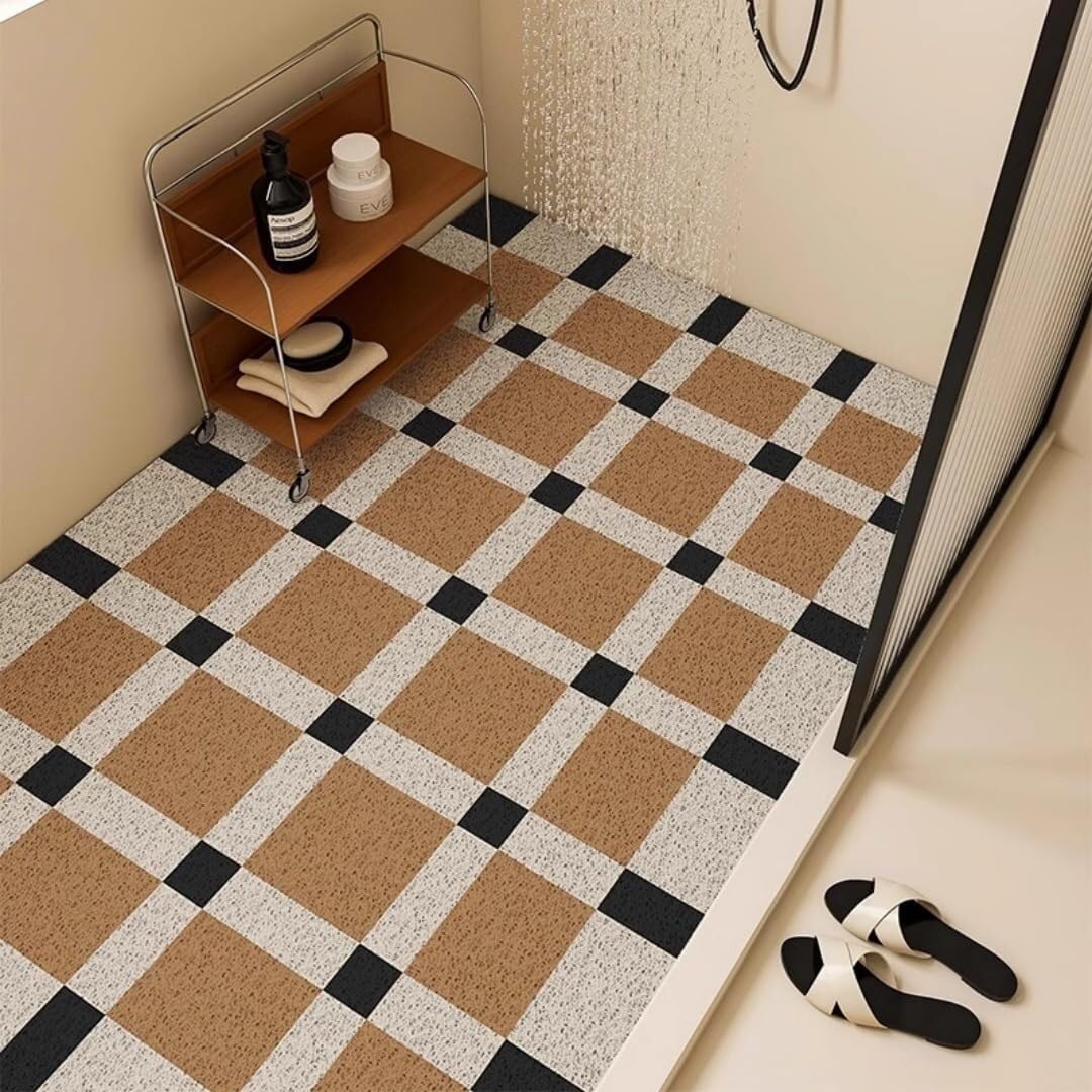 SSDDLZEQ High-end Rome Rubber Loofah Pad(Braun,60x90cm)
