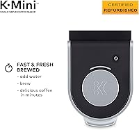 Vista 4 de Cafetera Keurig K-Mini, certificada reacondicionada, negra (Renovada)