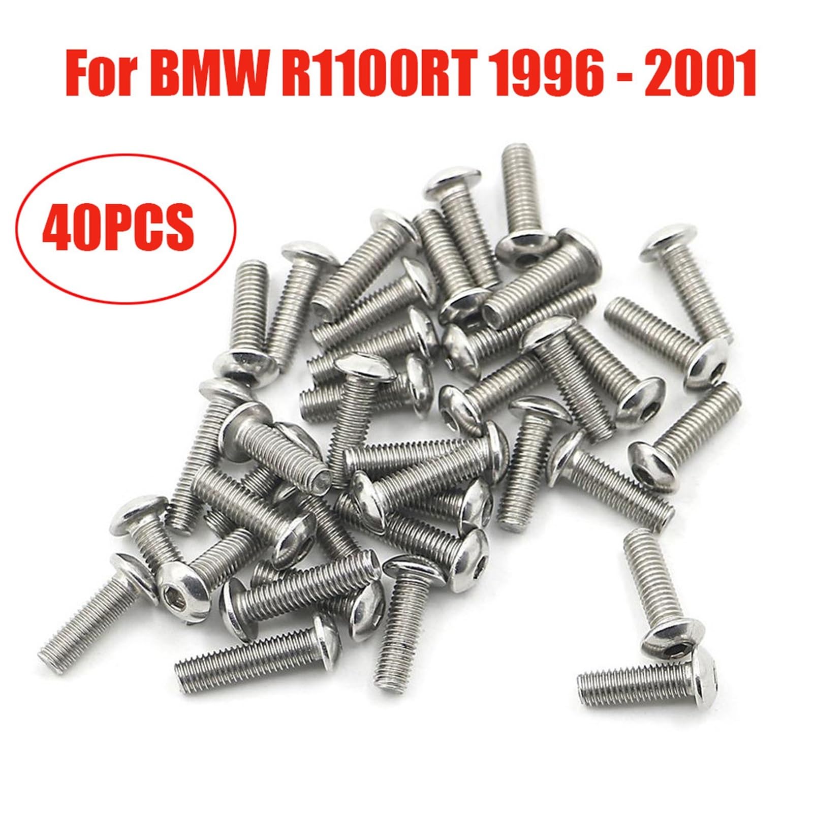 Kit 40 Vis Et Écrous De Carénage Inoxydable Pour BMW R1100 RT (1996-2001) - Remplacement Complet
