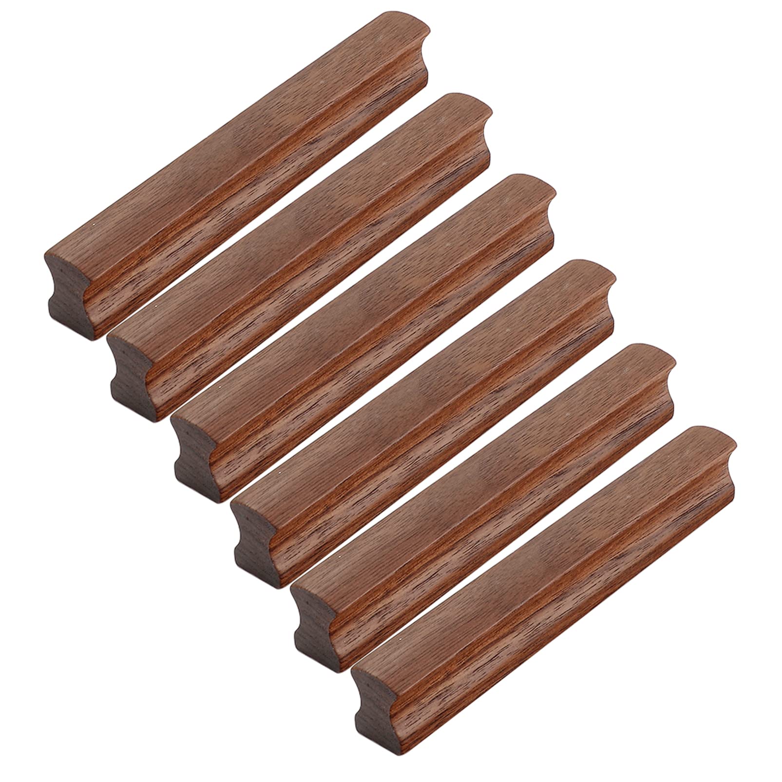 SZLXJMFL 2 stuks houten handgrepen, meubels, massief, gecoat, boorgatafstand enkel gat, 96/128 mm, keukengrepen, vierkante kastgrepen, douchedeurgrepen, ladegrepen, woonkamergrepen, herbruikbaar, 150
