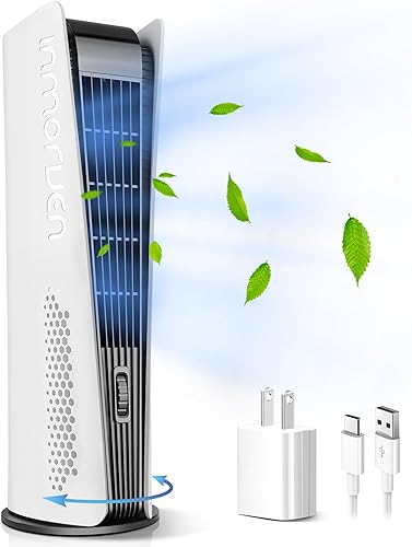 SISMEL Ventilador de torre para dormitorio, ventilador oscilante para dormitorio, ventilador de piso silencioso, ventilador oscilante sin aspas de