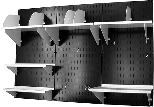 Miniatura 9 de Kit de organización y almacenamiento Wall control 10 OFC 300 WB, escritorio para montaje de pared para oficina