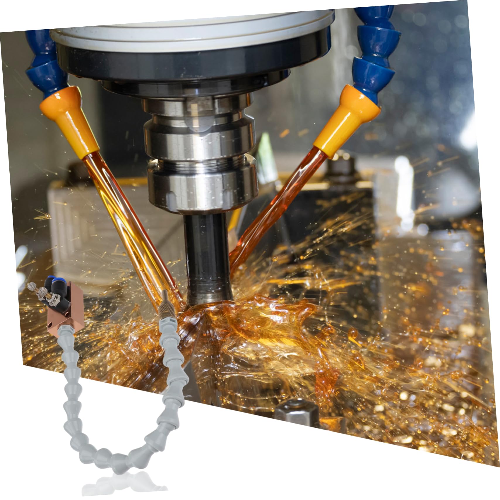 BESTonZON Système De Pulvérisation Pour Lubrification De Tour Cnc Buse De Refroidissement Par Brouillard Compatible Avec Machine De Gravure