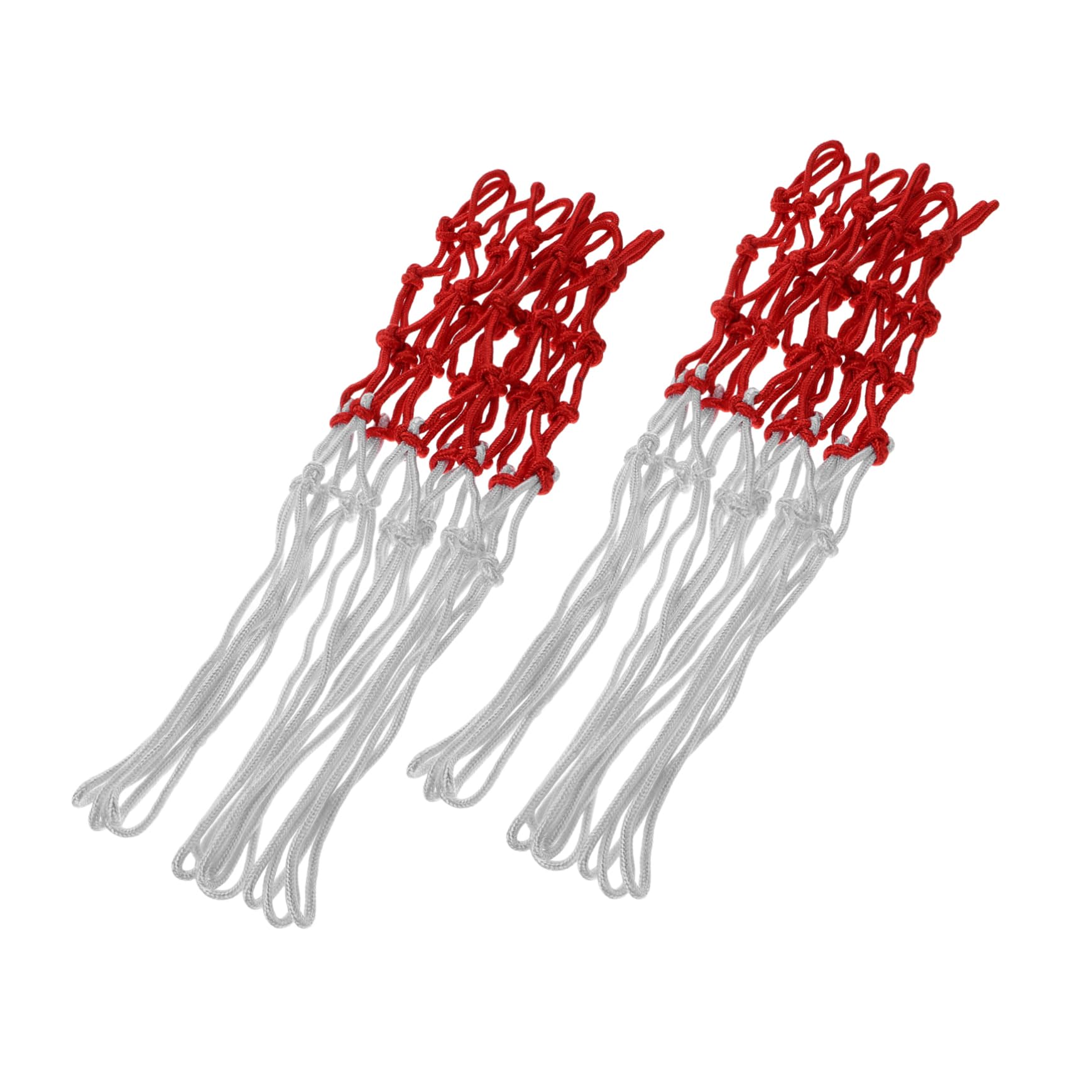 Abaodam 2Pcs Woven Basketball Net for Indoor and Outdoor Use Durable Basketball Hoop Netting Easy to Install with Strong Load Bearing Capacity for Training and Recreation