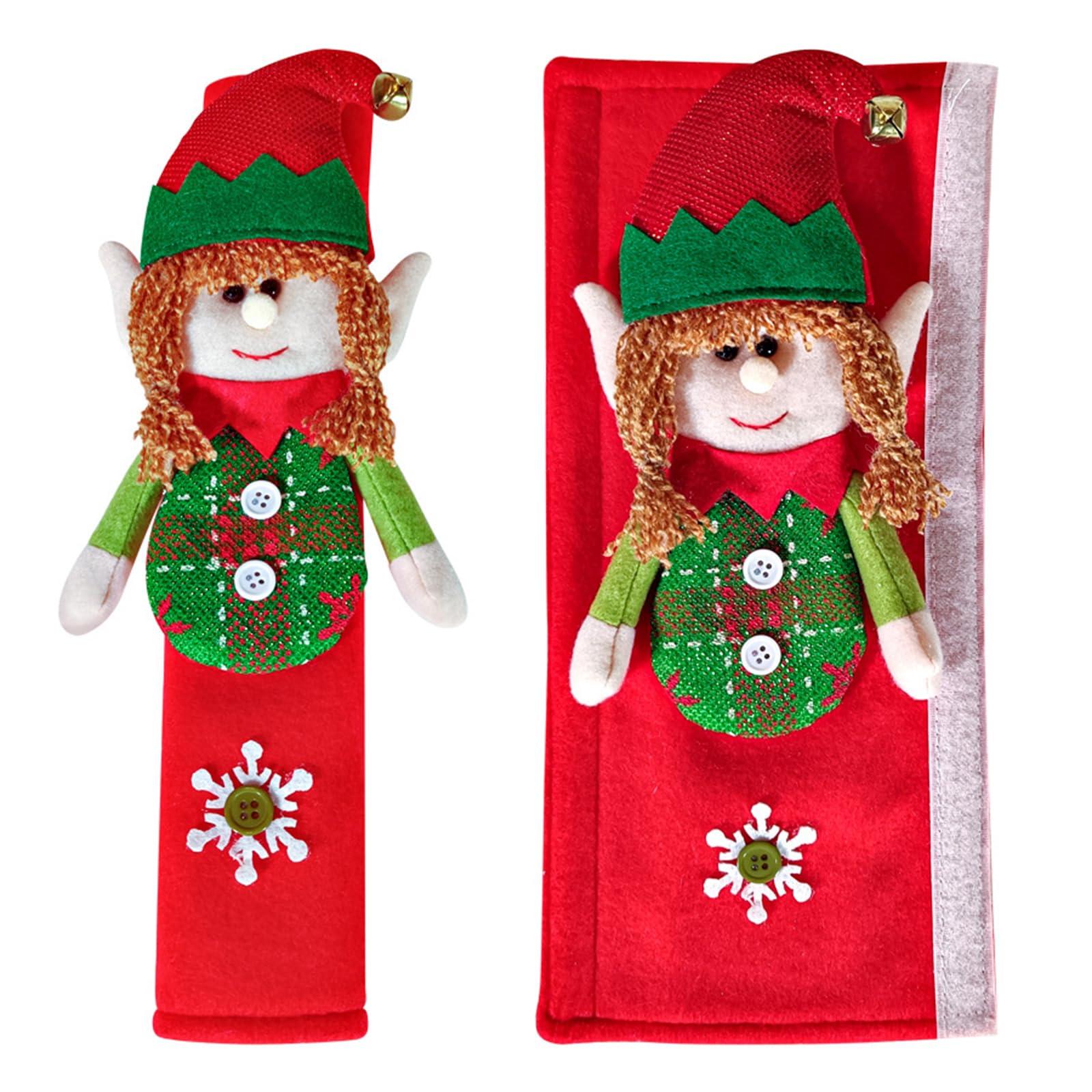 Hsioluted 3pcs Plush Dolls Fridge Handle Covers for Kitchen Comfortable and Protections Handle Antiskid Protectors Gloves Refrigerator Protectors