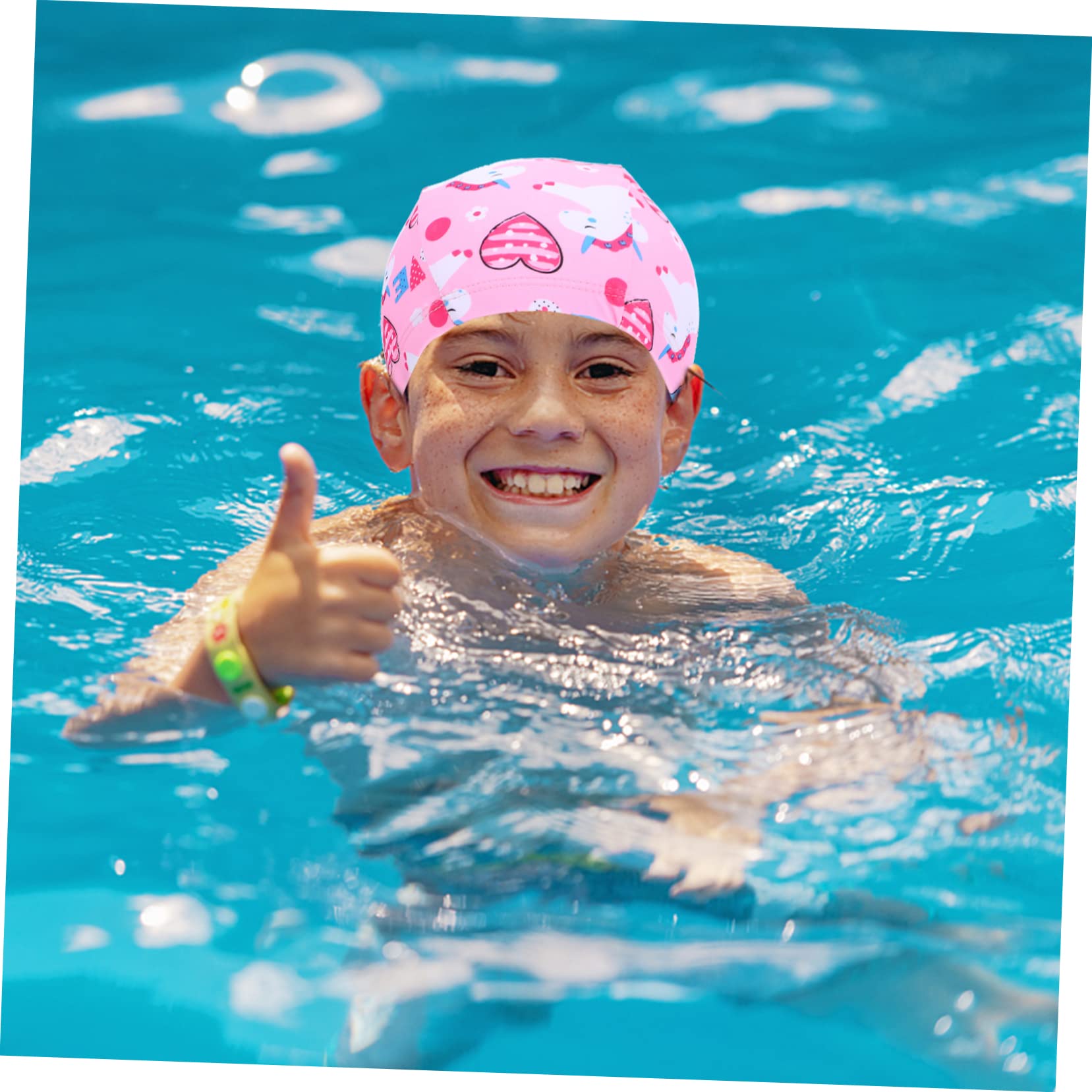 SUPVOX 5 Set Di Cuffie Da Nuoto Per Ragazzi E Ragazze A Tema Per Bambini Per Proteggere I Durante Il Nuoto 2 Pezzi*5