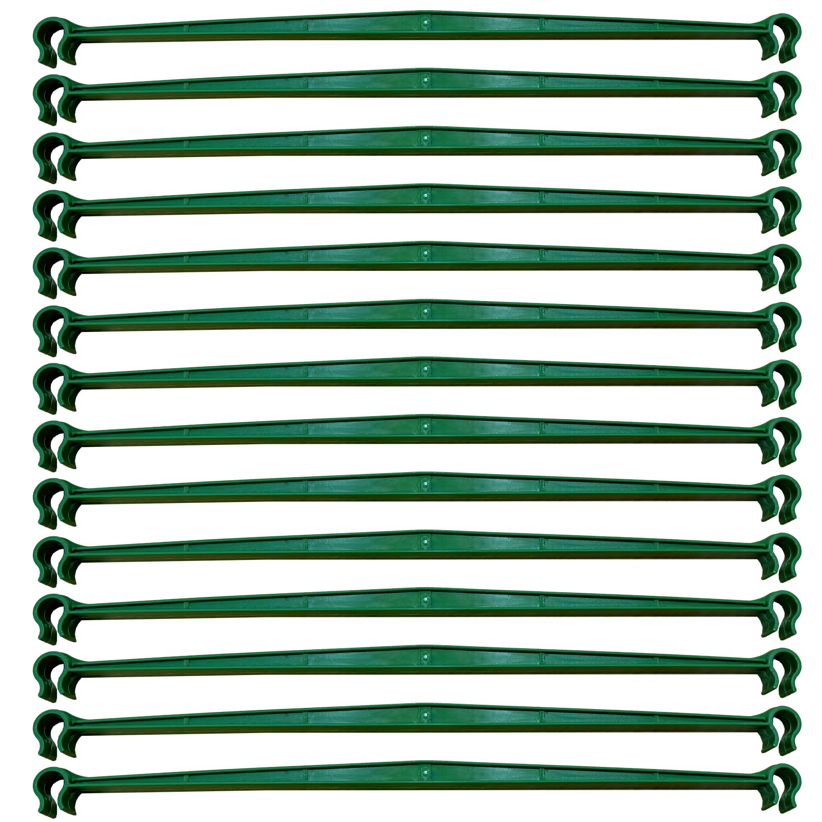 Photo 1 of 100Pcs Plant Stake Arms for Tomato Cage,11.8" Garden Stake Connectors with 2 Adjustable Buckles,Expandable Trellis Connectors Attach 11mm Diameter Plant Stakes for Climbing Plants Vegetables