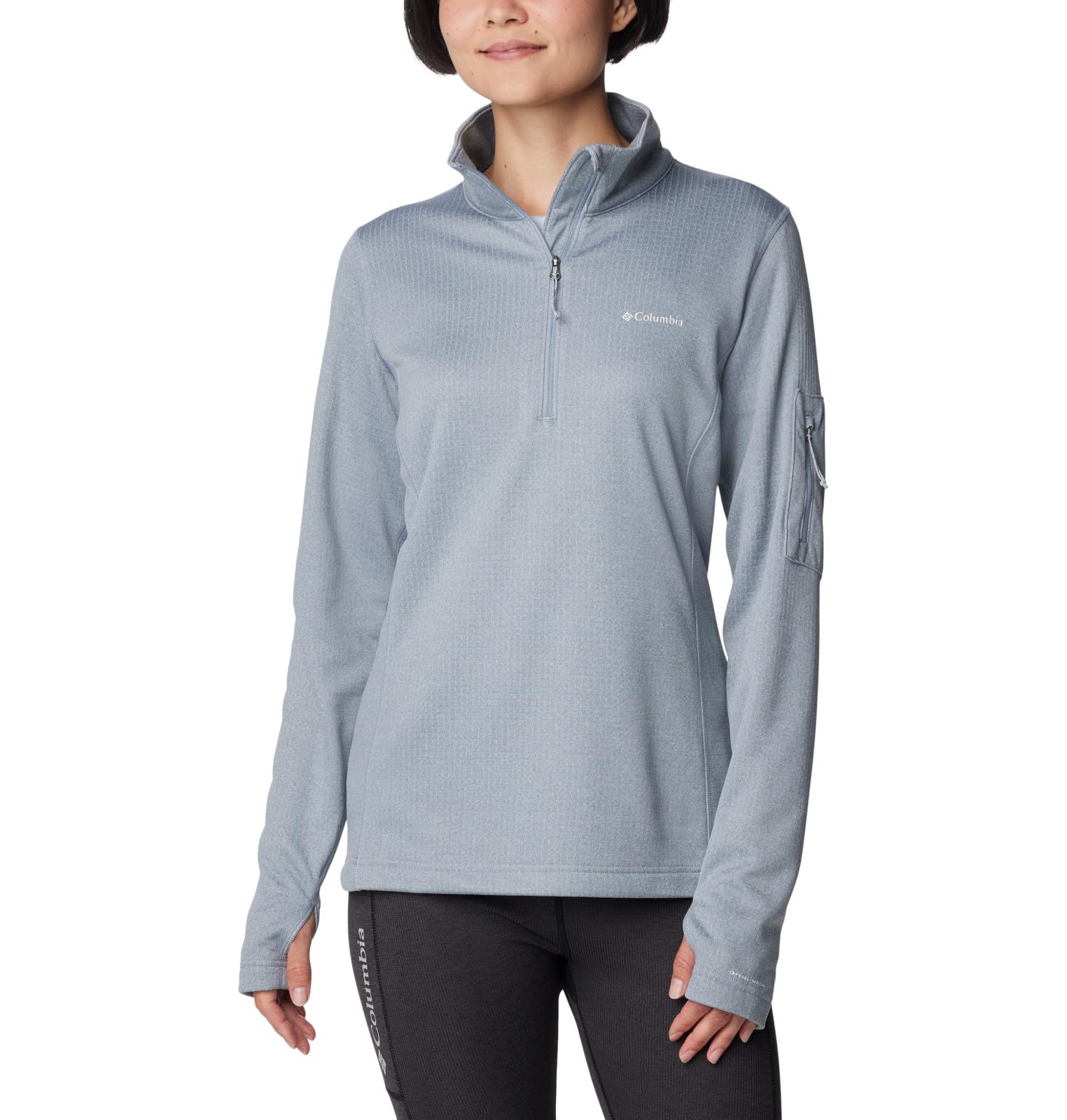 Columbia Women's Park View Half-Zip Grid Fleece Jacket