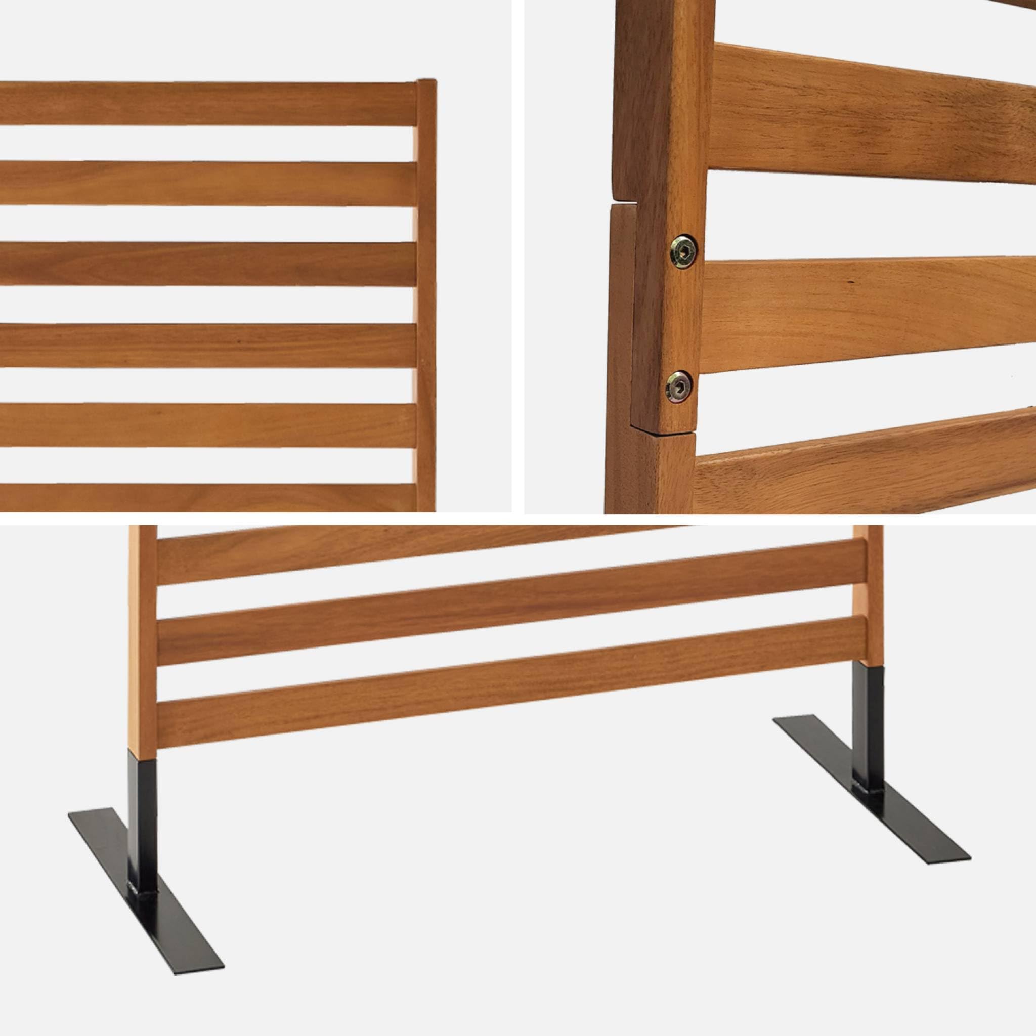 Outdoor-Paravent aus Holz, 80cm, FSC-Akazie, innen, außen - Parada