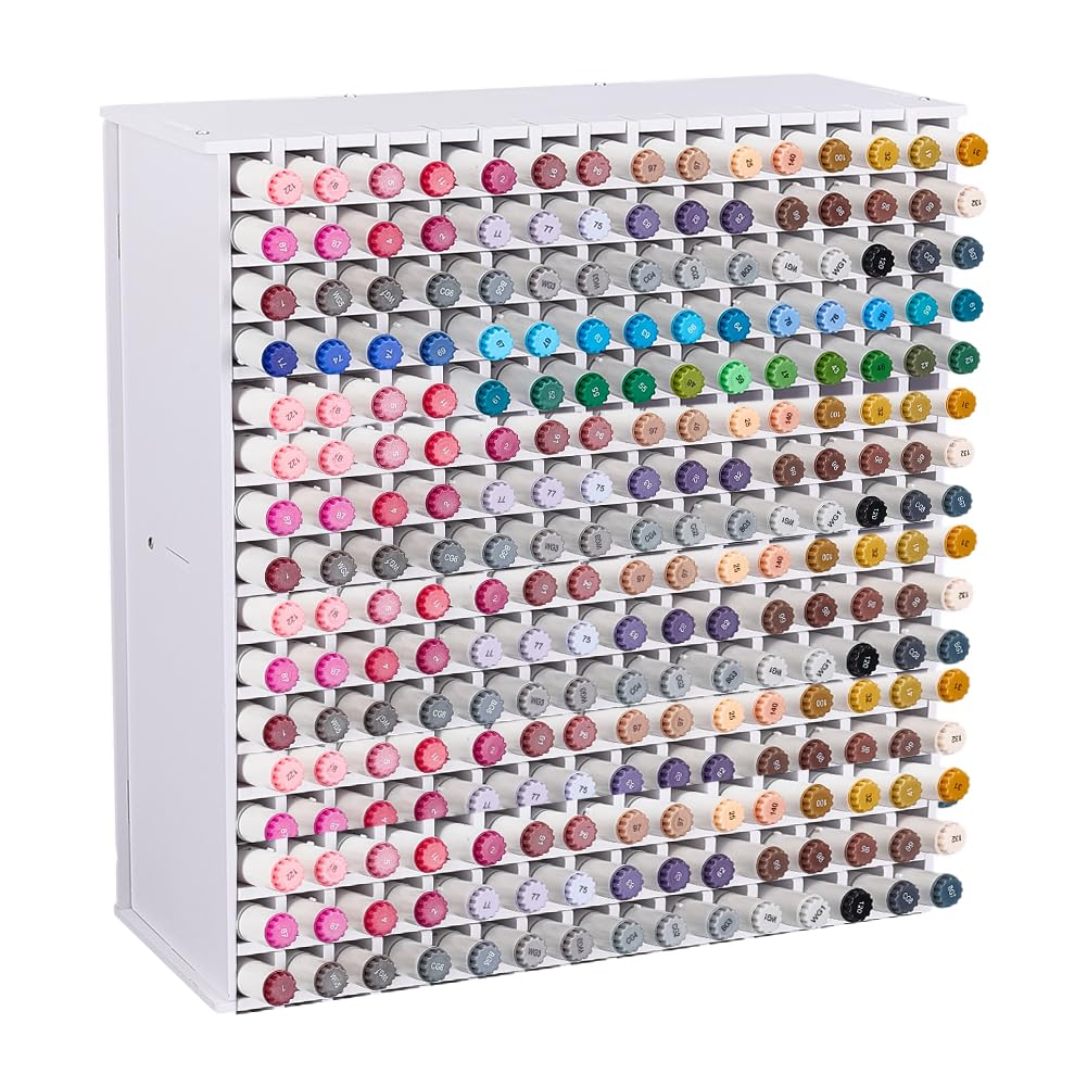 Marker Organizer Für Schreibtisch 240 Fächer Stapelbarer Alkohol Marker Aufbewahrungsständer Stifte Buntstifte Halter Kunstmaterial Organizer Für Zuhause Büro Klassenraum